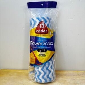 O Cedar Roller Mop Refill Power Scrub Microfiber Wave Sponge Triple-Action Clean